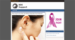 Desktop Screenshot of bdesupport.com