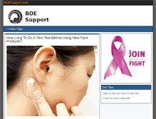 Tablet Screenshot of bdesupport.com
